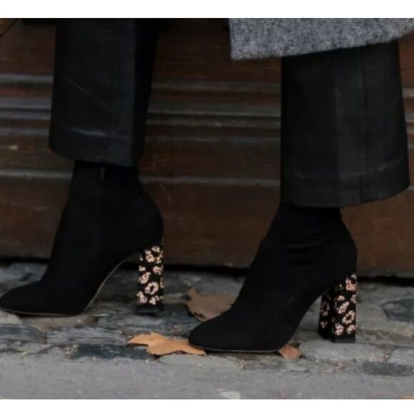 Sophia Webster Felicity Leopard Ankle Sock Boots - Picture 11 of 11